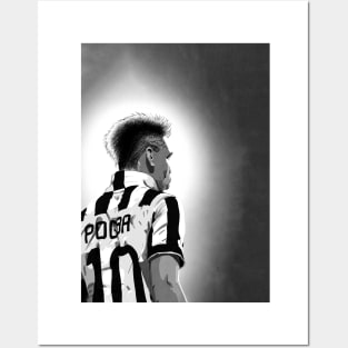 Paul Pogba Juventus #10 Football Artwork Posters and Art